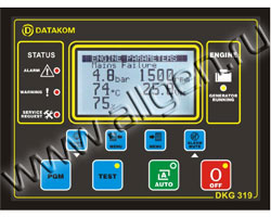 Панель управления DATAKOM DKG-319J