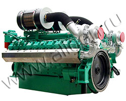 Дизельный двигатель Googol PTAA2230G3 мощностью 1218 кВт