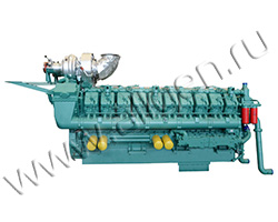 Дизельный двигатель Googol QTA5400G3 мощностью 2686 кВт