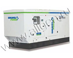 Дизельный генератор Greaves GPWII-PII-200S в шумозащитном кожухе