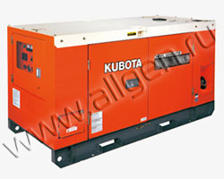 Дизельный генератор Kubota SQ-1130 в шумозащитном кожухе