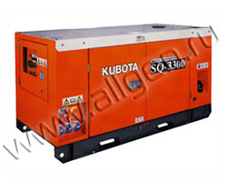 Дизельный генератор Kubota SQ-3200 мощностью 18 кВт