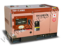 Дизельный генератор TOYO TKV-7.5SPC/SBC