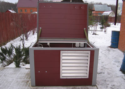 Утеплённый миниконтейнер для генератора