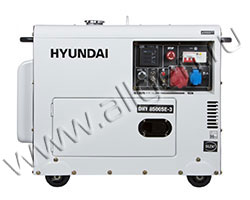Дизельный генератор Hyundai DHY 8500SE-3 (7.2 кВт)