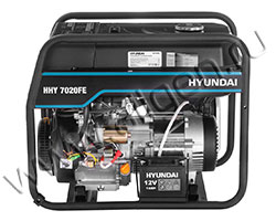 Бензиновый генератор Hyundai HHY 7020FE (5.5 кВт)
