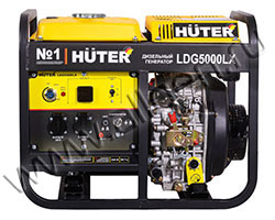 Дизельный генератор Huter LDG 5000LX