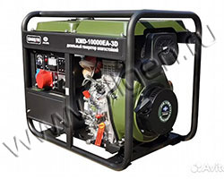 Дизельный генератор Командарм KMD-10000EATS-3D