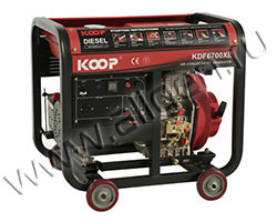 Дизельный генератор KOOP KDF6700X-3 (5 кВт)