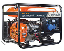 Бензиновый генератор MAGNUS БГУ7500Е