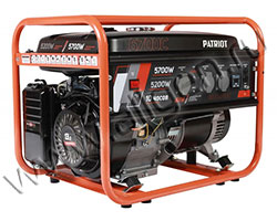 Бензиновый генератор Patriot GRS 6700C мощностью 5.7 кВт