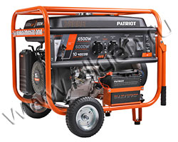 Бензиновый генератор Patriot GRS 7500E мощностью 6.5 кВт