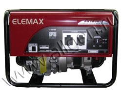 Бензиновый генератор Elemax SH 4600EX-R мощностью 4 кВт