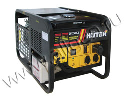 Бензиновый генератор Huter DY12500LX мощностью 9.35 кВт