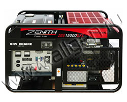 Бензиновый генератор Zenith ZBS15000DXE