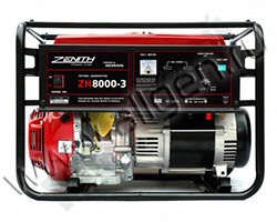 Бензиновый генератор Zenith ZH8000Е-3