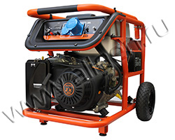 Бензиновый генератор Mitsui Power ZM 6500 E мощностью 5.5 кВт