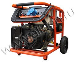 Бензиновый генератор Mitsui Power ZM 7500 E мощностью 6.5 кВт