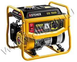 Бензиновый генератор STEHER GS-1500 мощностью 1.2 кВт